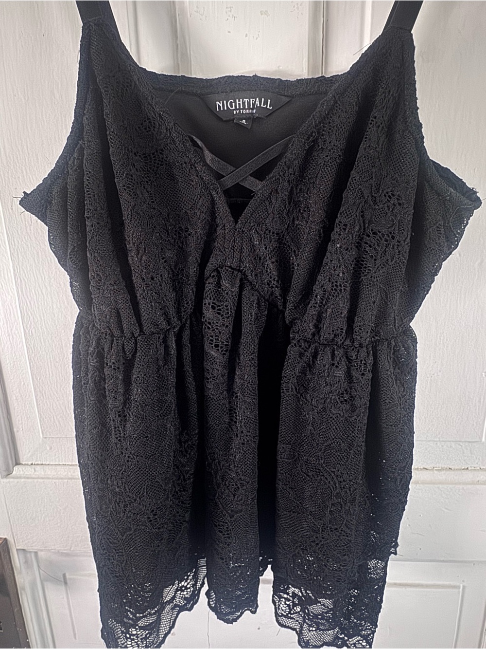 torrid Nightfall Black Lace Tank